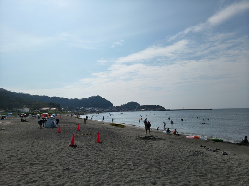 キャンプ 海