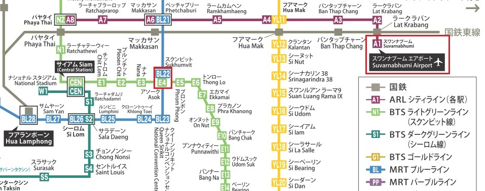バンコク路線図